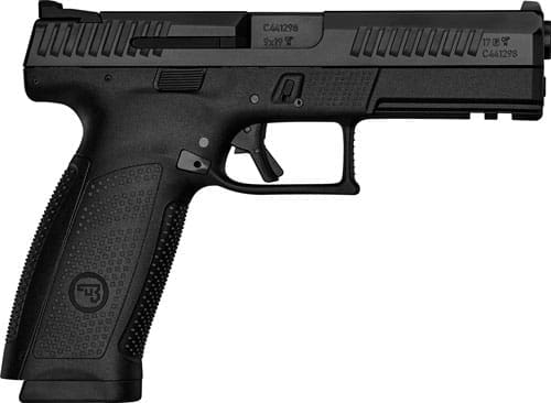 CZ P-10 F 9MM FS 19-SHOT - REVERSIBLE MAG CATCH BLACK