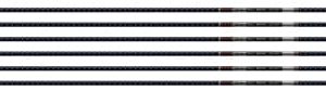 EASTON ARROW 5MM FMJ 300 W/ HO - 6-PACK W/ 2" BLAZER VANES