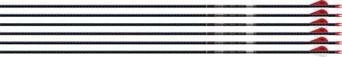 EASTON ARROW 5MM FMJ 300 W/ HO - 6-PACK W/ 2" BLAZER VANES