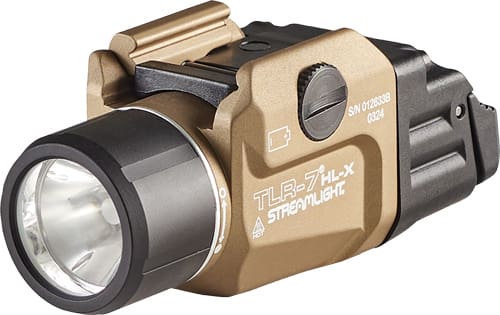 STREAMLIGHT TLR-7 HL-X USB FDE - LIGHT W/RAIL MOUNT WHITE LED