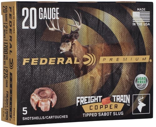 FEDERAL FREIGHT TRAIN 20GA - 2.75" 300GR SABOT 5RD 10BX/CS