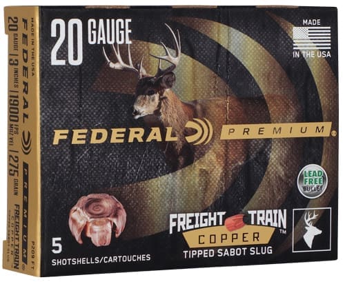 FEDERAL FREIGHT TRAIN 20GA 3" - 275GR SABOT 5RD 10BX/CS