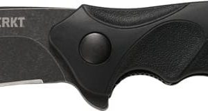 CRKT FORESIGHT 3.53" PLAIN - EDGE ASSISTED OPEN BLACK/BLACK