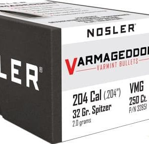 NOSLER BULLETS 20 CAL .204 - 32GR VARMAGEDDON TIPPED 250CT