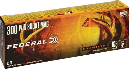FEDERAL FUSION 300 WSM 165GR - FUSION 20RD 10BX/CS