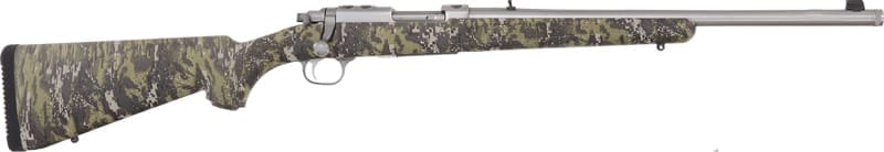 RUGER 77/357 357 MAGNUM - SS CAMO W/RINGS THREADED