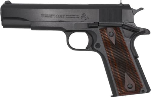 COLT 1911 38 SUPER 5" 9-SHOT - BLUED ROSEWOOD