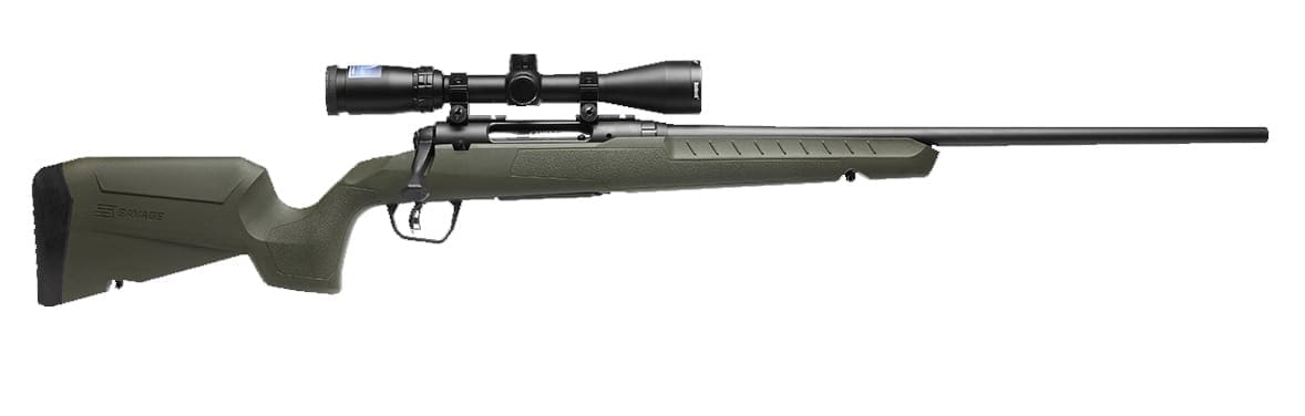 SAVAGE ARMS AXIS 2 CPT 223REM BL/GRN PKG