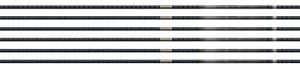 EASTON 4MM EMJ MATCH GRADE 340 - 6-PACK W/ 3" AAE HYBRID VANES