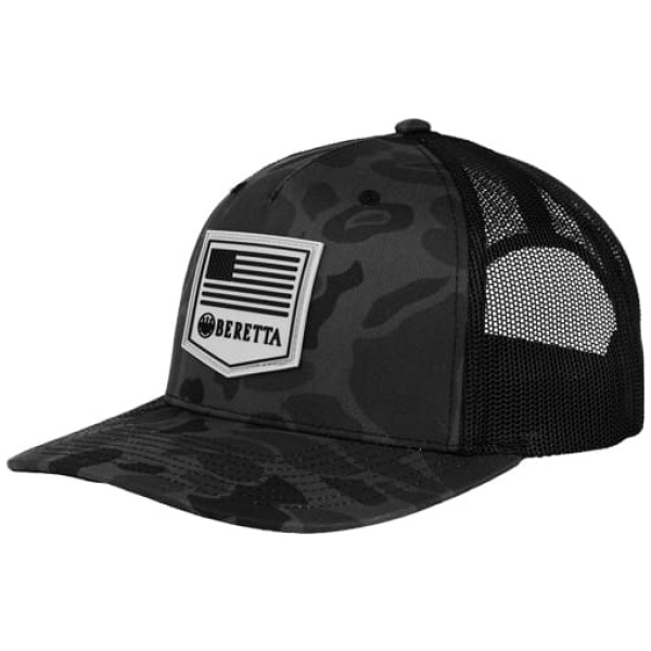 BERETTA CAP PM TRUCKER R 112 - RUBBER PATCH BLACK DUCK CAMO