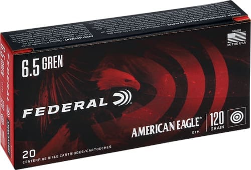 FEDERAL AE 6.5 GRENDEL 120GR - OTM 20RD 10BX/CS