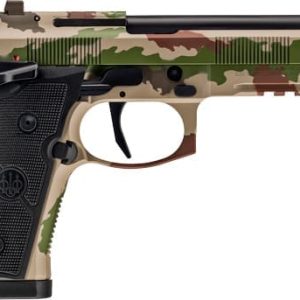 BERETTA 92XI SAO FS 9MM 4.7" - 10RD VEGETATO CAMO 2 MAGS
