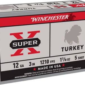 WINCHESTER SUPER-X TURKEY 12GA - 3" 1-7/8OZ #5 10RD 10BX/CS