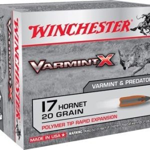 WINCHESTER VARMINT-X 17 HORNET - 20GR 20RD 10BX/CS