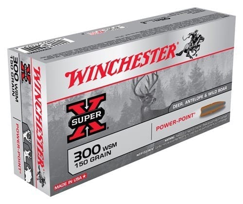 WINCHESTER SUPER-X 300 WSM - 150GR POWER POINT 20RD 10BX/CS