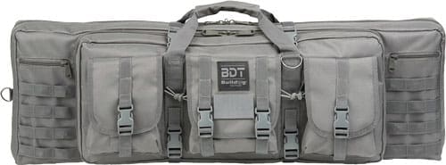 BULLDOG 36" SINGLE TACTICAL CS - 3 LARGE ACCESSORY POCKETS GREY