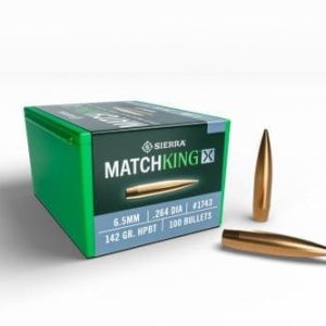 SIERRA BULLETS 6.5MM .264 - 142GR HP-BT MATCHKING X 100CT