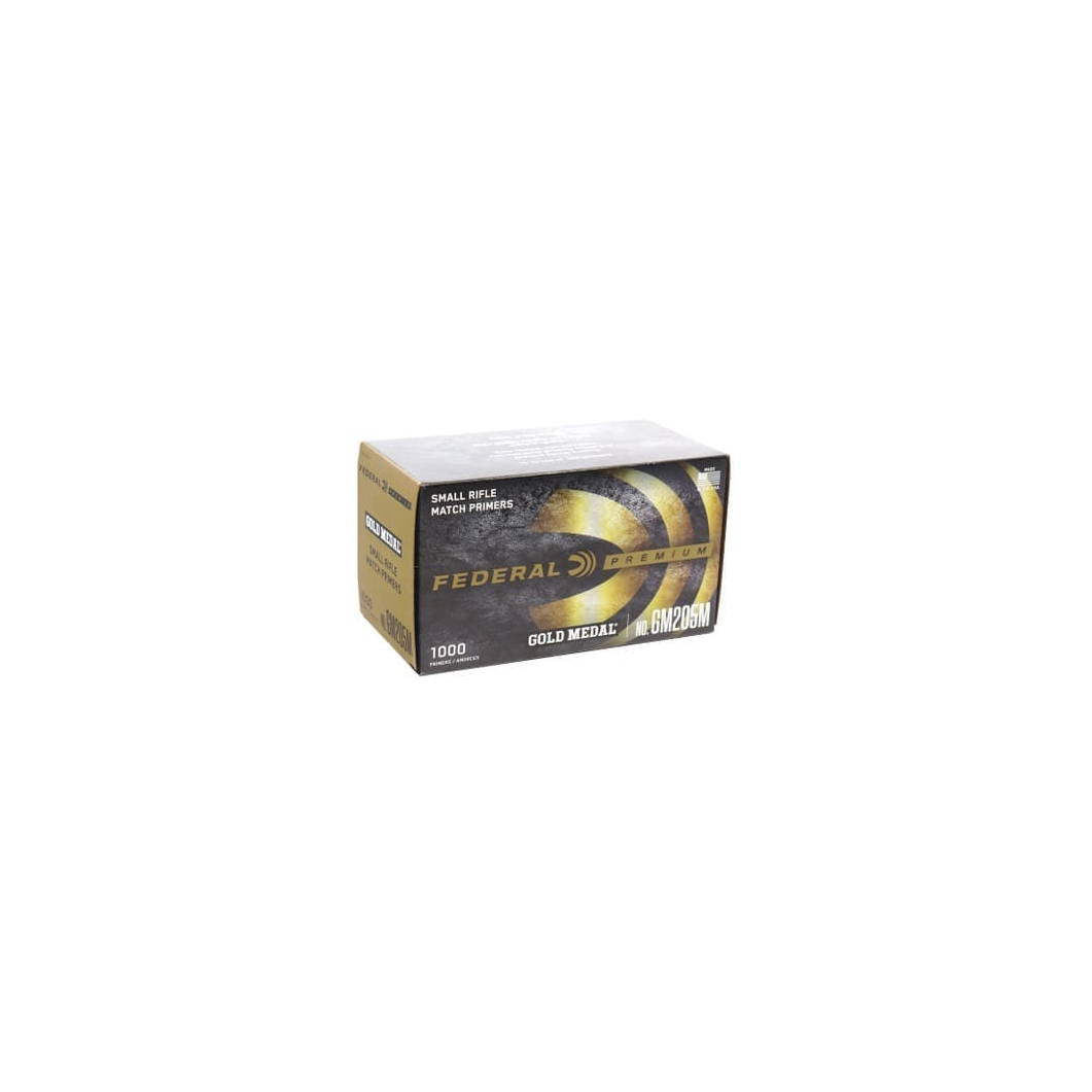 Federal Gold Medal Small Rifle Match Primers GM205M 1000 Count - Image 2