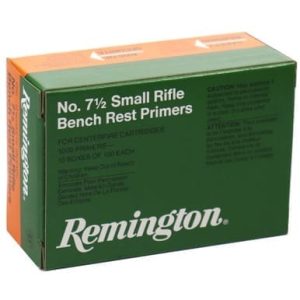 Remington Small Rifle Bench Rest Primers #7-1/2 X22628 1000 Count
