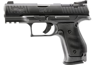 Walther 2843323 Q4 SF Optic Ready 9mm 4" 15+1 Black Matte Tenifer Finish