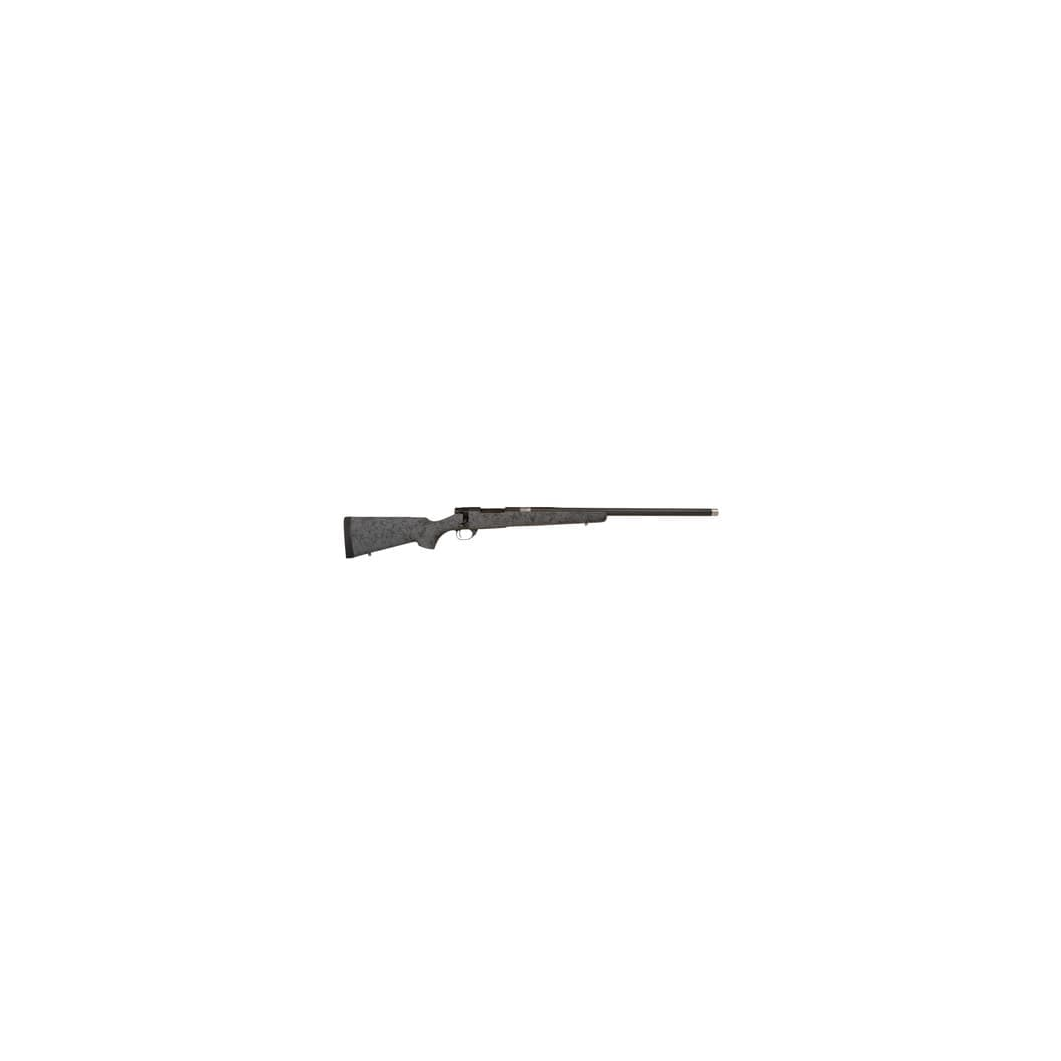 HSCF65CGRY Howa M1500 HS Precision 6.5 Creedmoor 5+1 24" TB Carbon Fiber Gray w/Black Webbing - Image 2
