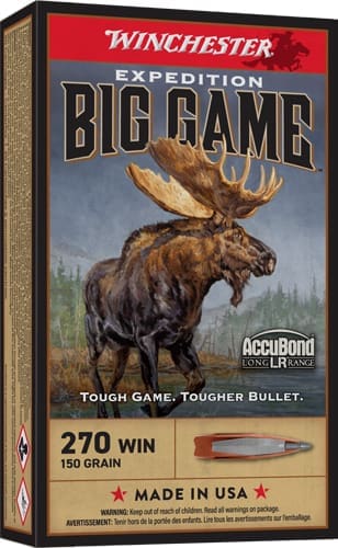 WINCHESTER EXPEDITION 270 WIN - 150GR ACCUBOND LR 20RD 10BX/CS