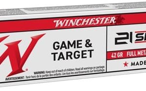 WINCHESTER USA 21 SHARP 42GR - FMJ 1325 FPS 100RD 20BX/CS