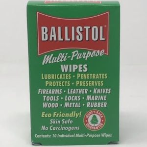 Ballistol Multi-Purpose Oil Box of Wipes Gun Oil and Cleaner 10 Count