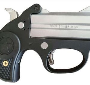 Bond Arms STINGER 9MM 3" 2 Rounds Silver/Black