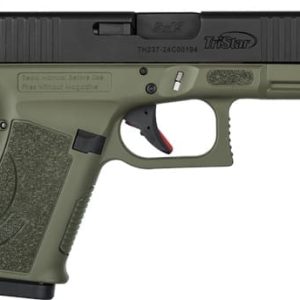 TRISTAR APOC 9MM 15RND ODG - BLACK W/FIBER OPTIC SIGHTS