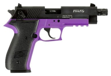 German Sport Guns GERG2210TFFL Firefly 4.9" .22LR Threaded Barrel 10+1 Purple