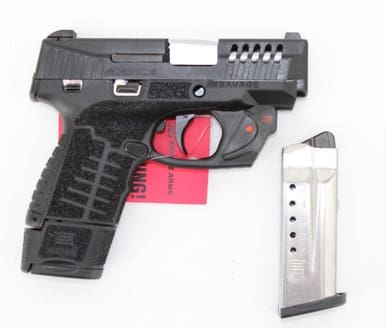 Savage Arms Stance 67046 MC9MS 9mm 3.2" 7+1/10+1 Black w/ Laser