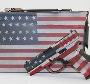 Citadel CITCP9USACAN Centurion CP9 OR 9mm 4" 14+1 USA Flag Cerakote W/ Ammo Can
