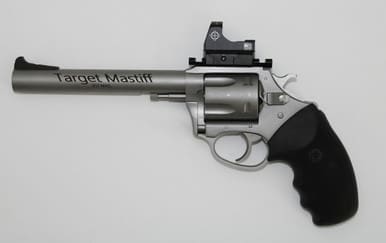 Charter Arms Model 73565 Mastiff .357 Magnum 6" 5 Rounds Stainless Steel/Rubber Grip W/ Micro Optic