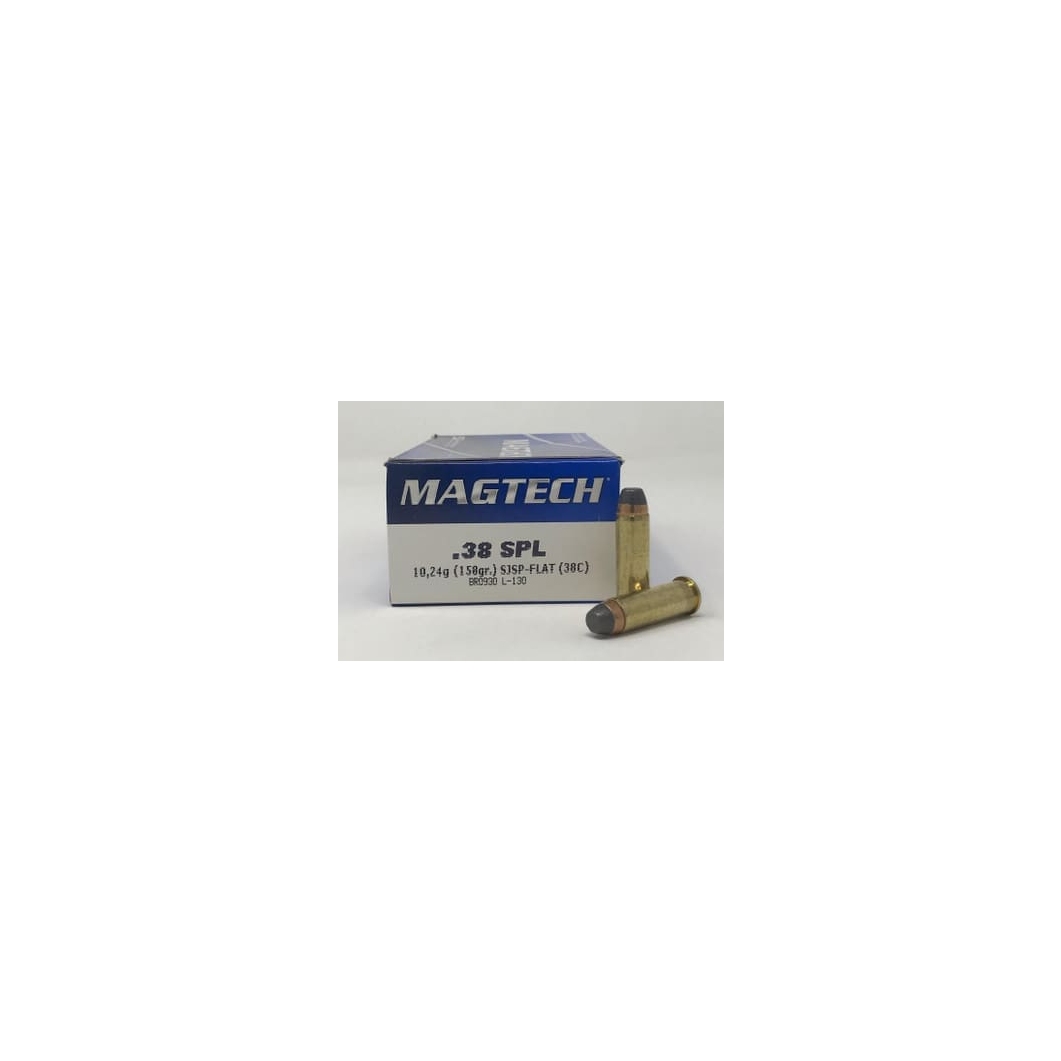 Magtech 38 Special Ammunition 38C 158 Grain Semi Jacketed Soft Point Flat 50 Rounds - Image 2