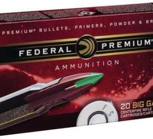 Federal 6.5 Creedmoor Ammunition Vital-Shok P65CRDTC1 120 Grain Trophy Copper 20 rounds