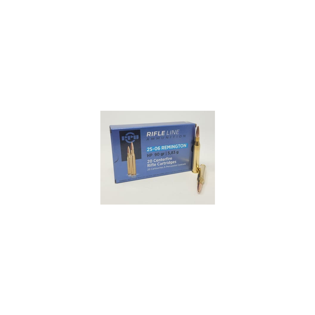 Prvi PPU 25-06 Remington Ammunition PP2506H 90 Grain Hollow Point 20 rounds - Image 2