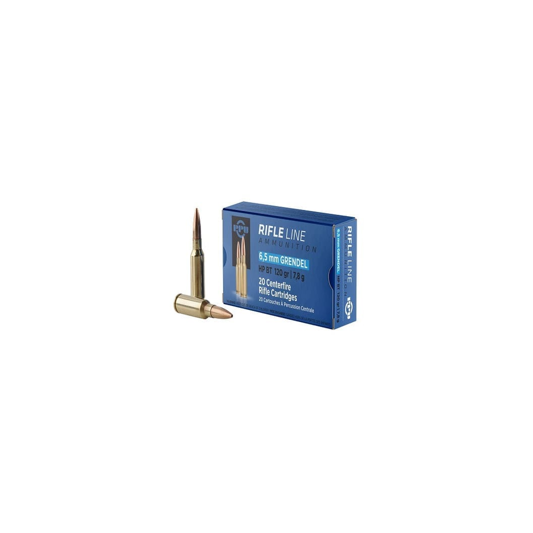 Prvi PPU 6.5 Grendel Ammunition PP6GH 120 Grain Hollow Point Boat Tail 20 rounds - Image 2