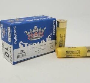 Sterling 20 Gauge Ammunition STRLG20BUCK 2-3/4" 3/4oz #1 Buckshot 10 Rounds