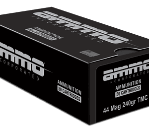 Ammo Inc 44 Magnum Ammunition AI44240TMC-A50 240 Grain Total Metal Coating 50 Rounds
