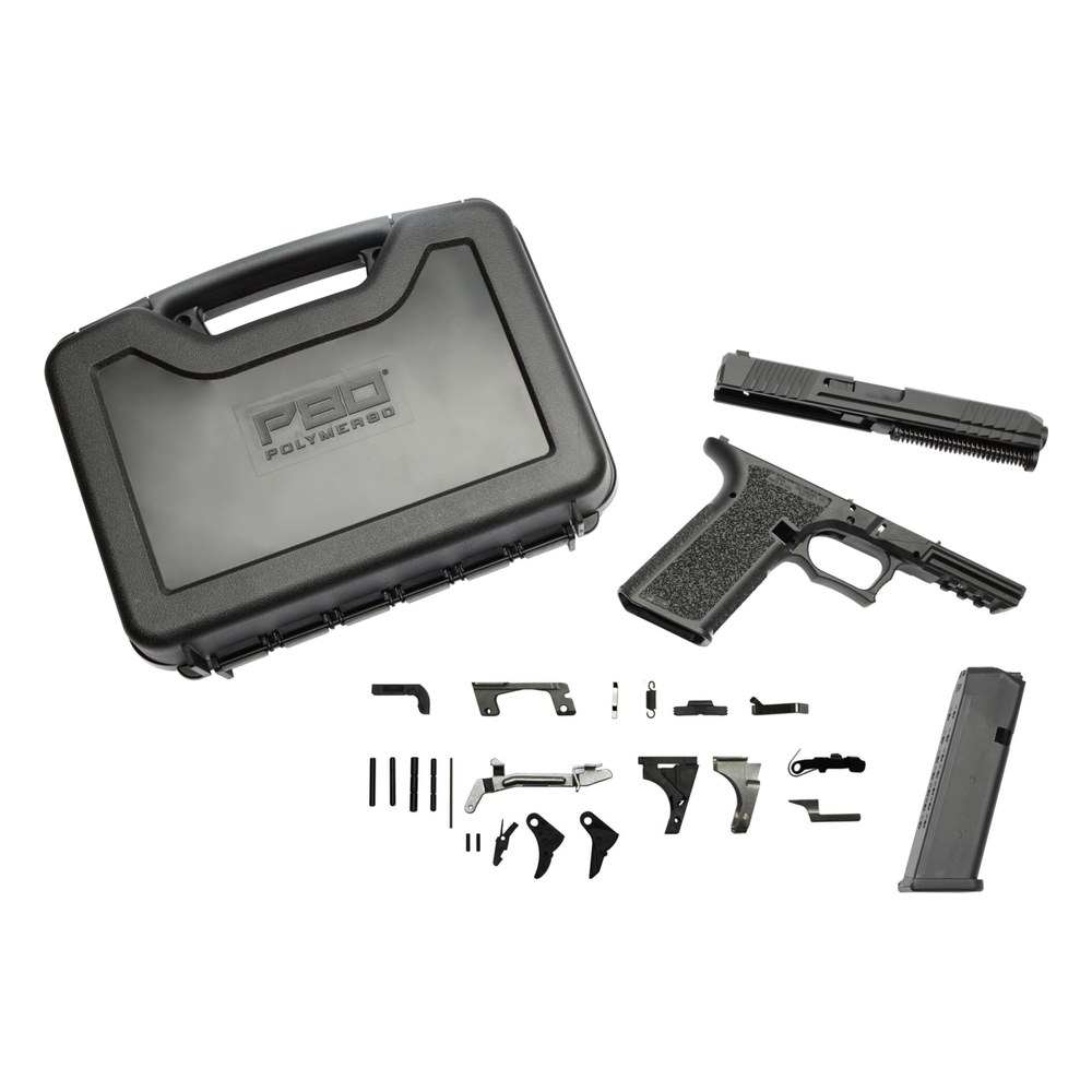 Polymer80 P80-PFS9-AFT-BLK Full Size AFT Kit 9mm 4.5″ 17+1 Black