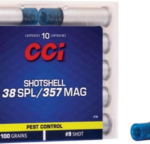 CCI SHOTSHELL 38/357 100GR - #9 SHOT 10RD 20BX/CS