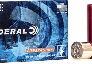 FEDERAL POWER SHOK 12GA 2.75" - 1-1/4OZ RIFLED SLUG 5RD 50BX/C