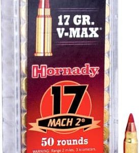 HORNADY 17 MACH2 17GR V-MAX - 50RD 100BX/CS