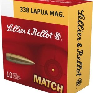 S&B 338 LAPUA MAG MATCH 300GR - BTHP 10RD 10BX/CS