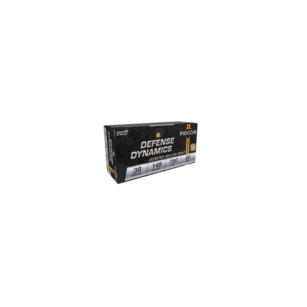 Fiocchi 38 Special Shooting Dynamics Ammunition FI38E 148 Grain Semi-Jacketed Hollow Point 50 Rounds - Image 2