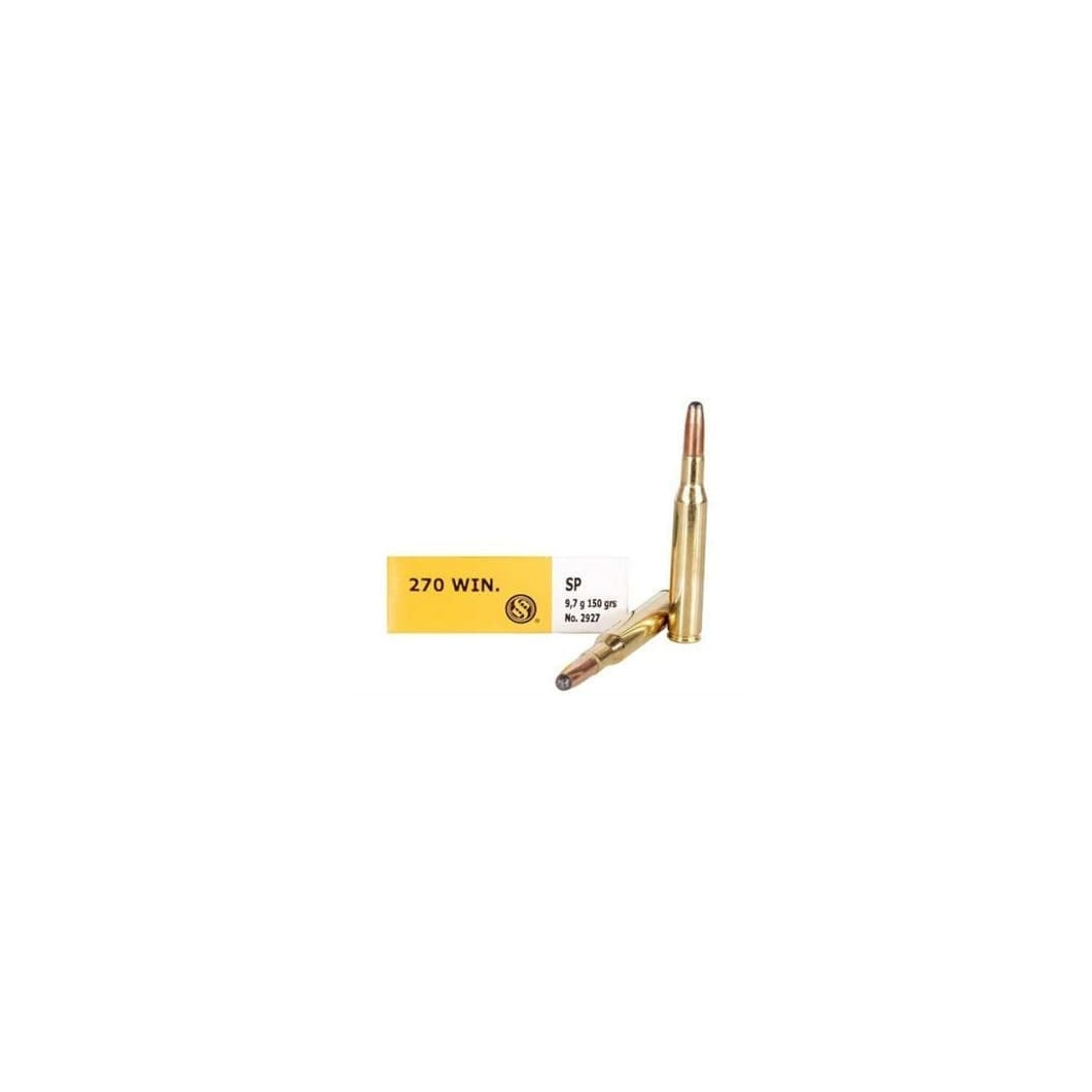 Sellier & Bellot 270 Winchester Ammunition SB270A 150 Grain Soft Point 20 rounds - Image 2