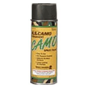 HS CAMO SPRAY PAINT FLAT - BLACK 12OZ