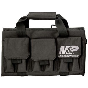 S&W M&P PRO TAC SINGLE HANDGUN - CASE 14.5"X8"X3" W/MAG STORAGE