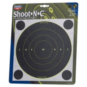 B/C TARGET SHOOT-N-C 8" - BULL'S-EYE 30 TARGETS